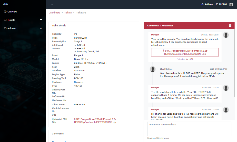 Download the tuning file
